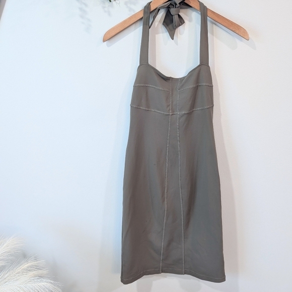 Athleta Dresses & Skirts - Athleta Green Sheath Halter Dress